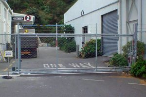 sliding factory gate