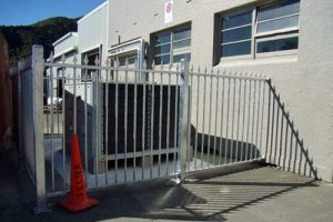 sliding industrial security gate