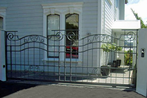 sliding residential ornate gate