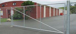 Industrial swing gate conventional