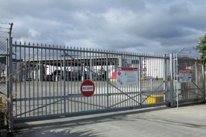 cantilevered gate industrial