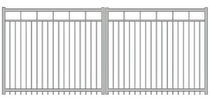 Aluminium swing gate SW-UDG-01