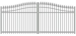 Aluminium swing gate SW-UDG-07